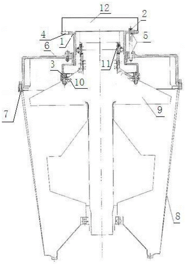 A stop device for tightening parts of an engine rotor and a stator and its application method