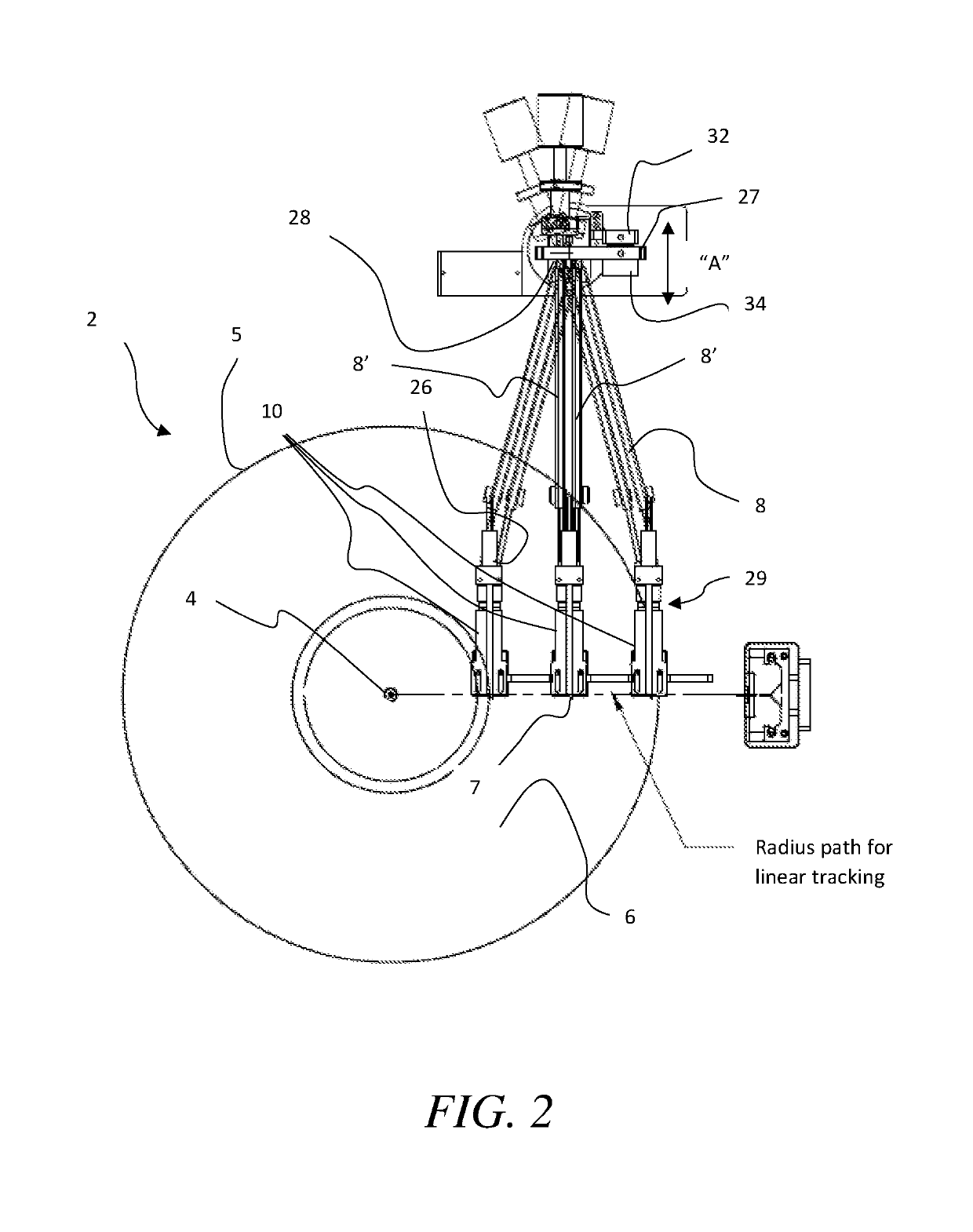 Apparatus, methods, and systems for achieving linear tonearm tracking for a record turntable