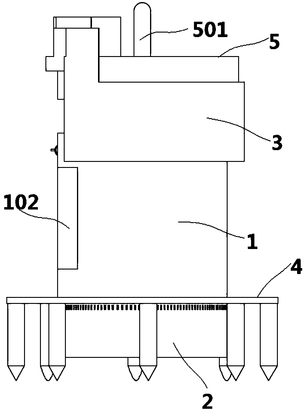 Paper burning machine used for paper incineration