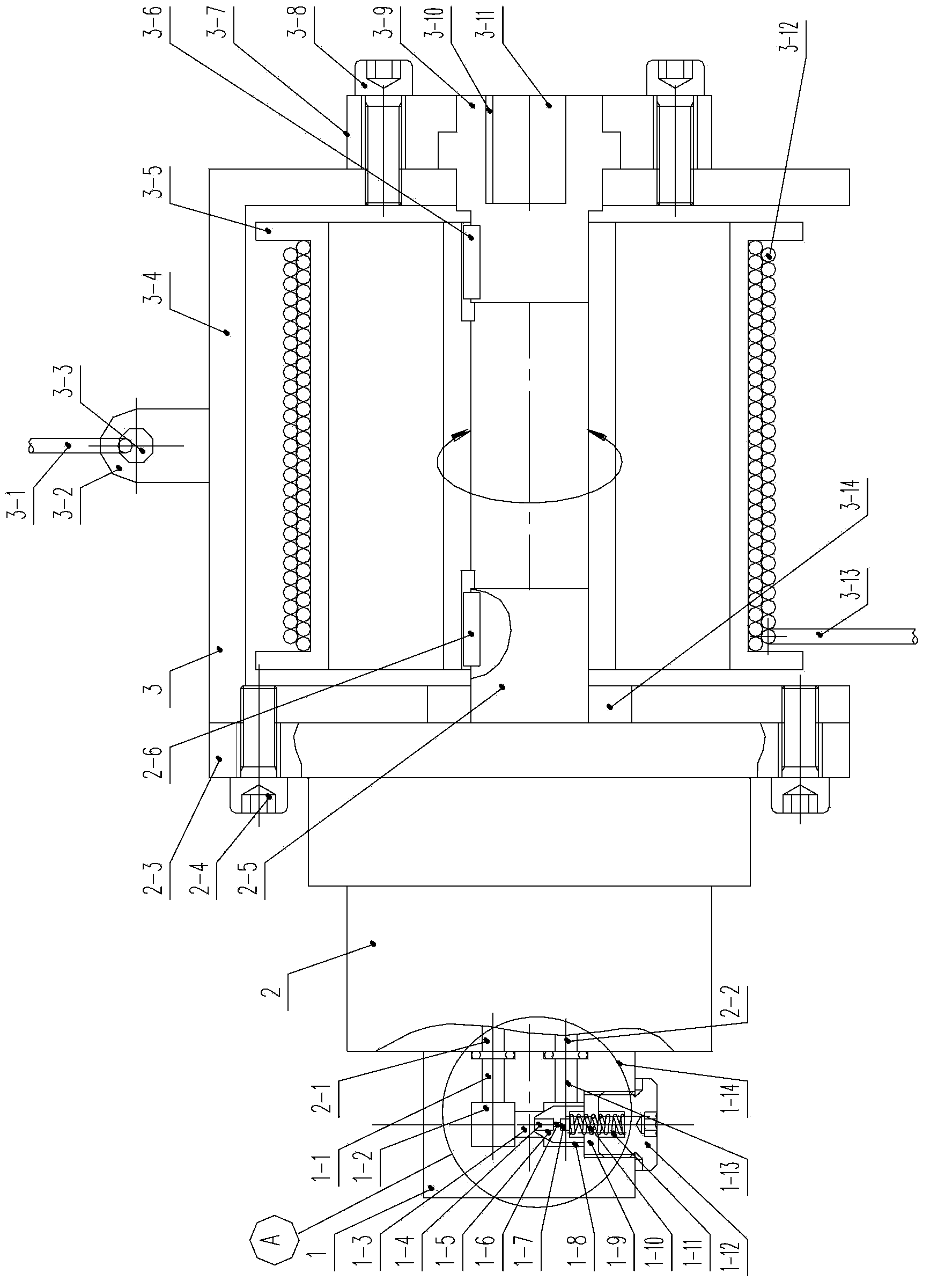 A hydraulic descender