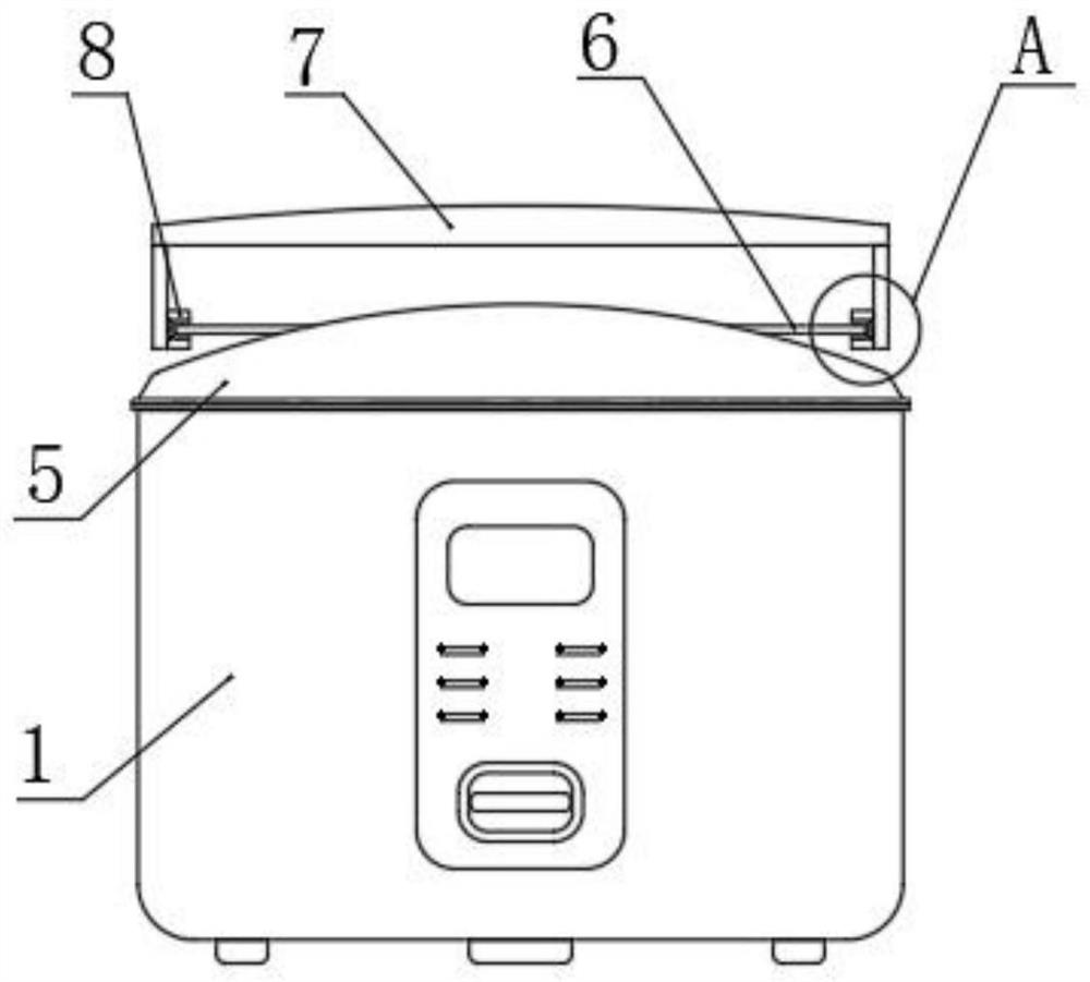 A crystal pot health-preserving electric rice cooker