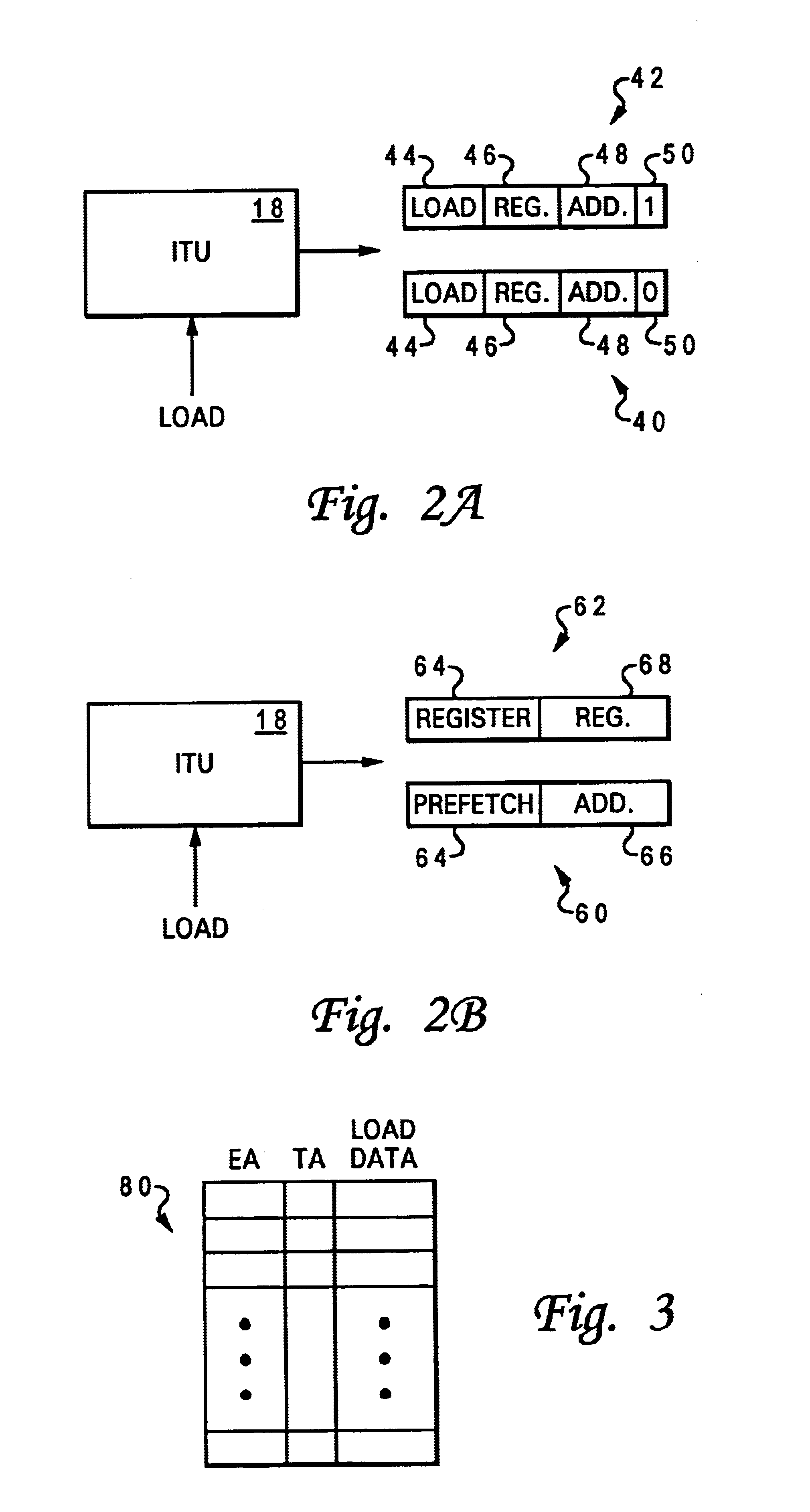 Processor and method of executing a load instruction that dynamically bifurcate a load instruction into separately executable prefetch and register operations