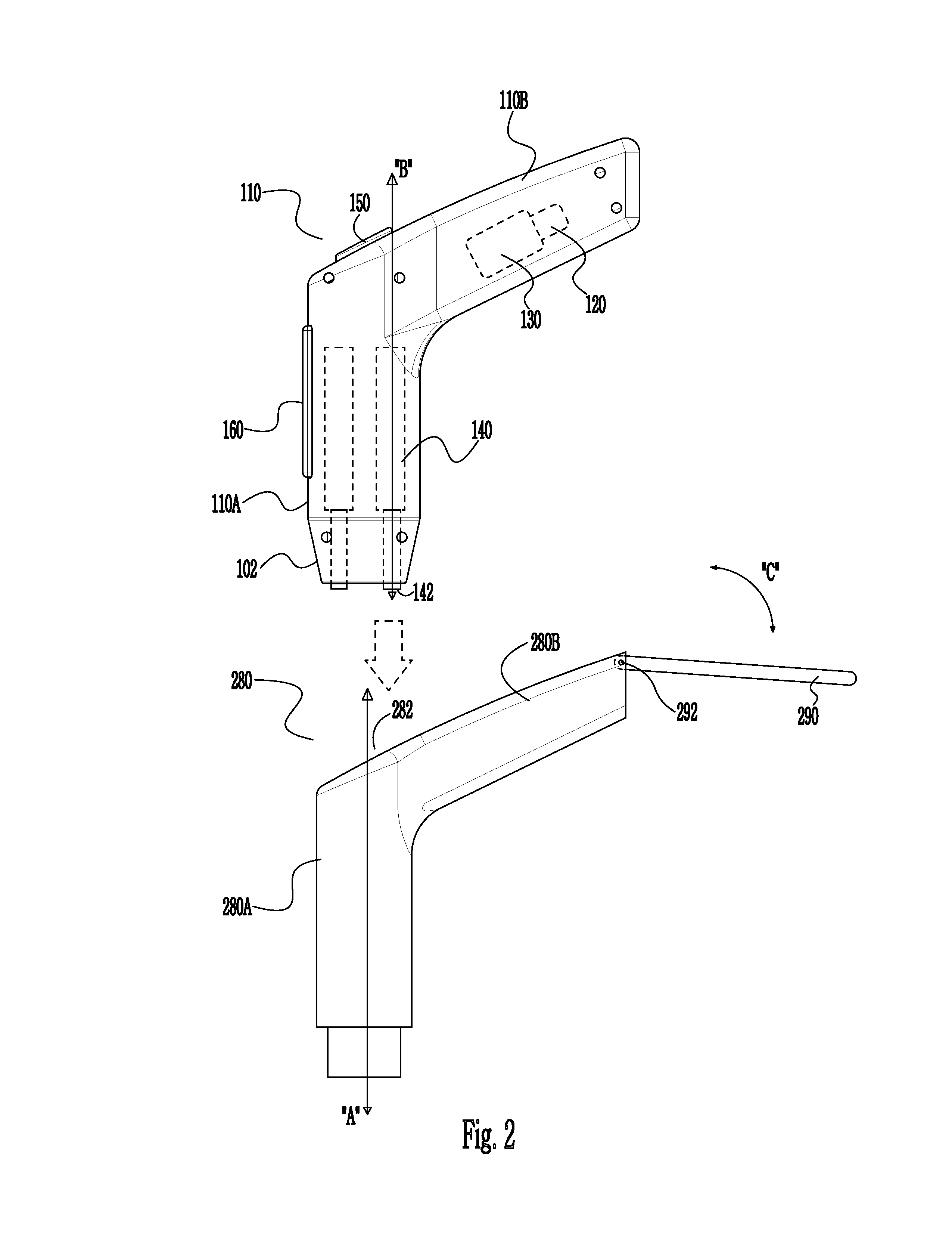 System and method for performing surgical procedures with a reusable instrument module