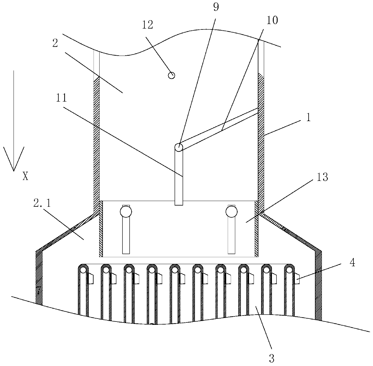 Flue gas heat exchanger for cleaning