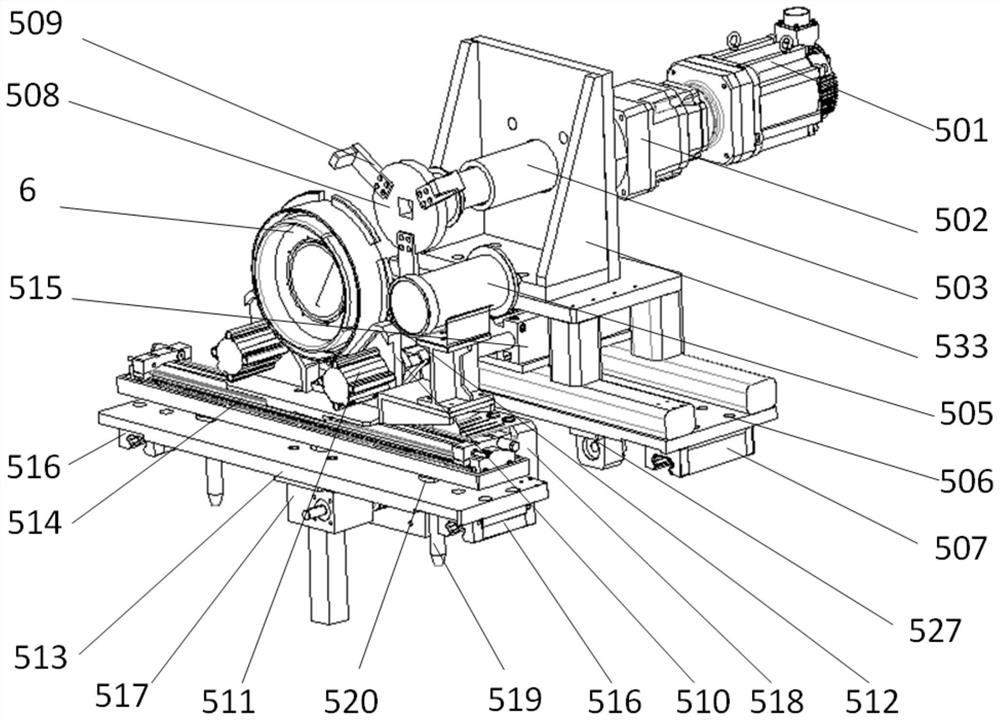 A large diameter non-standard thread assembly and disassembly equipment