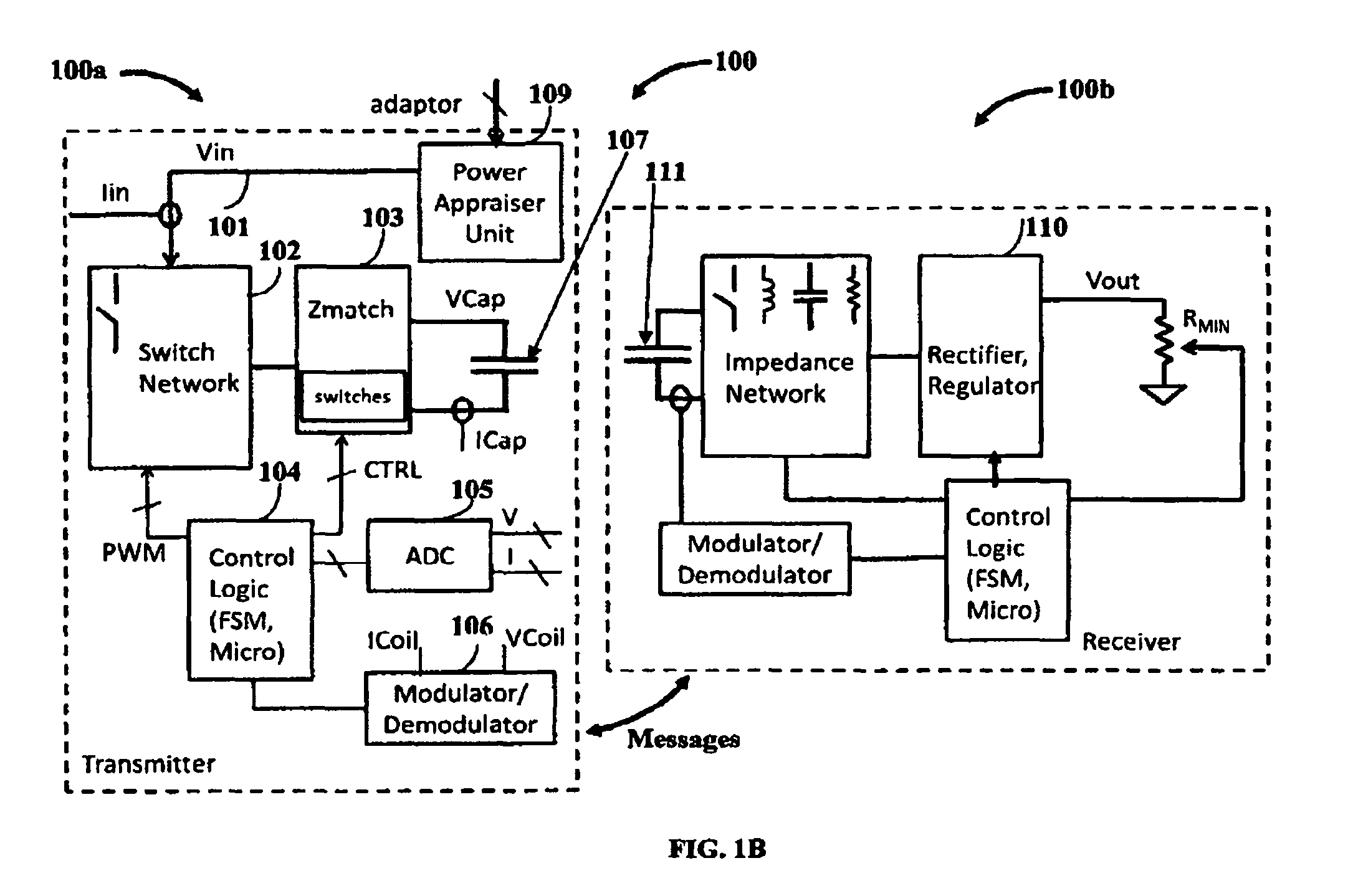 Input power appraisal based wireless power system