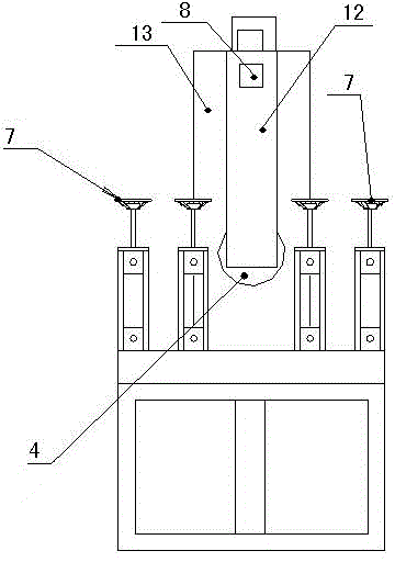 Building template splicing structure