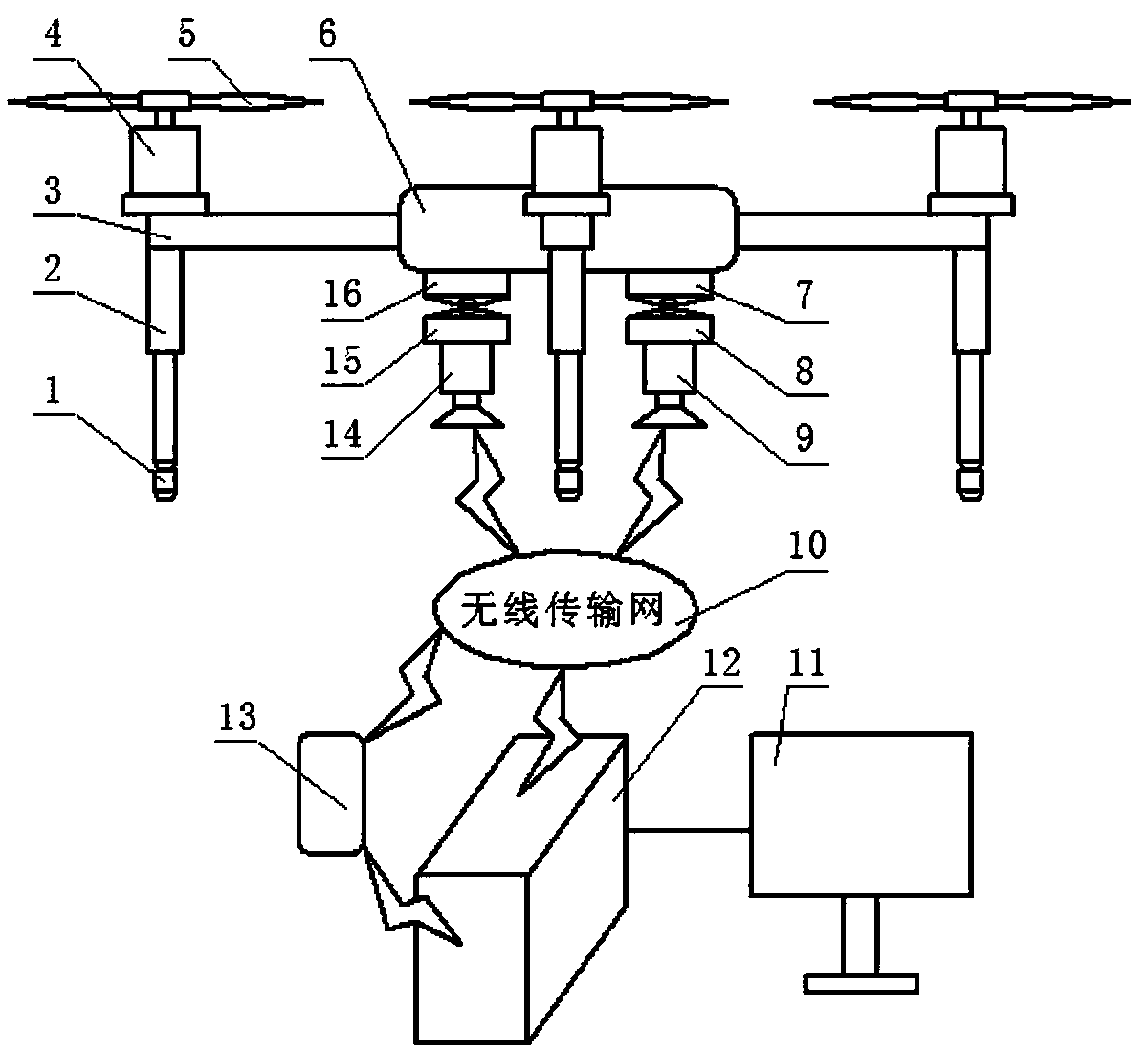 Power inspection method and device based on visible light and infrared image fusion of unmanned aerial vehicle
