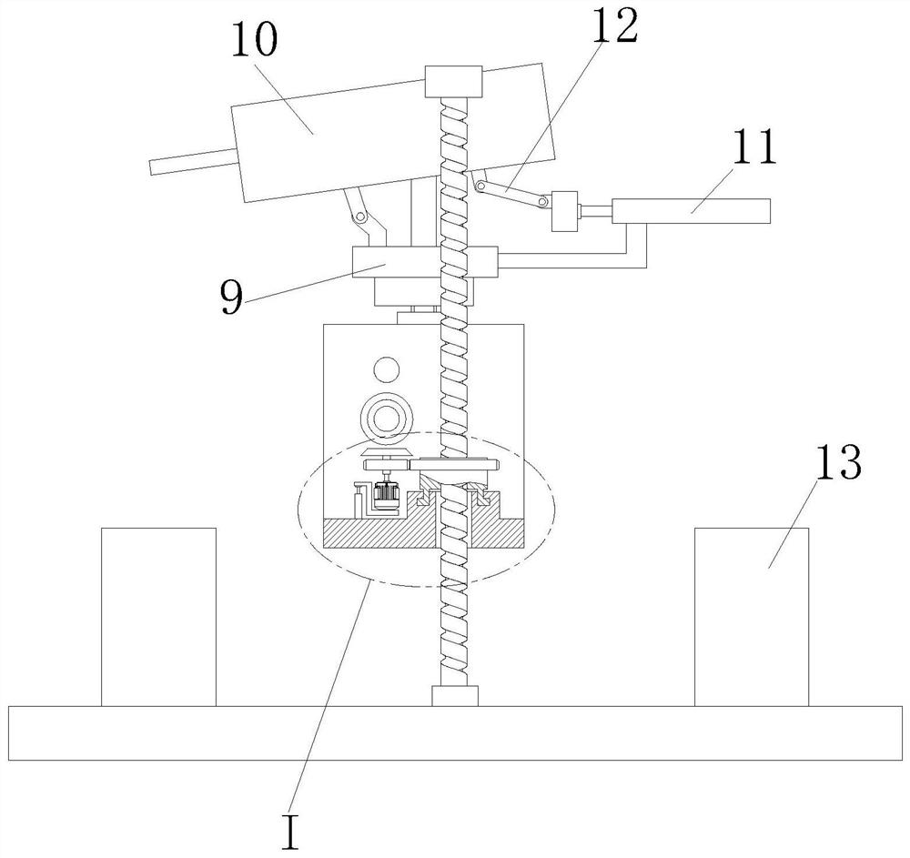 A dual-station switching thermal spraying device