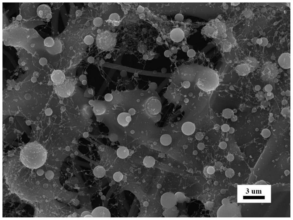 A kind of preparation method and its product and application of high permeability antibacterial polyimide/chitosan composite nanofiber air filter membrane