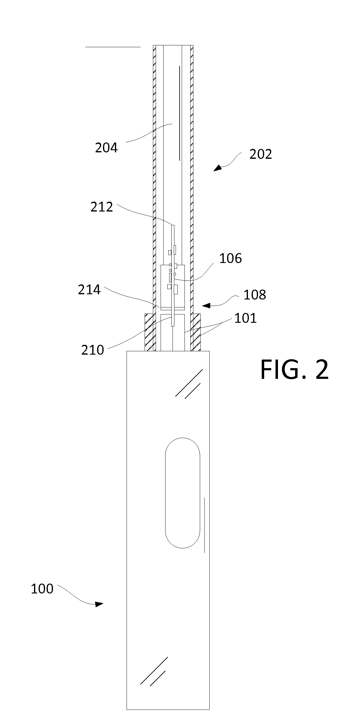 Orthogonal feed technique to recover spatial volume used for antenna matching