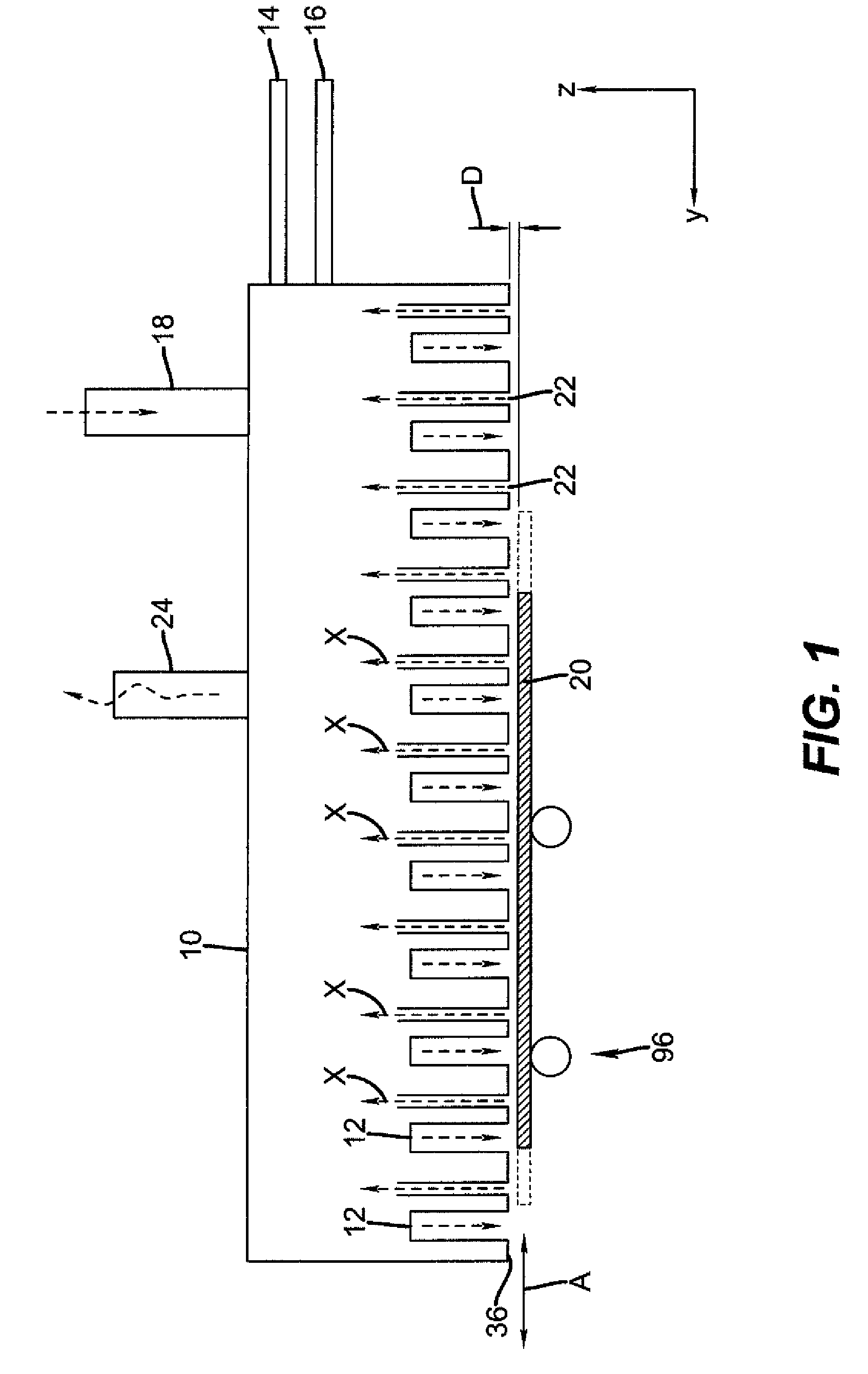 Process for selective area deposition of inorganic materials
