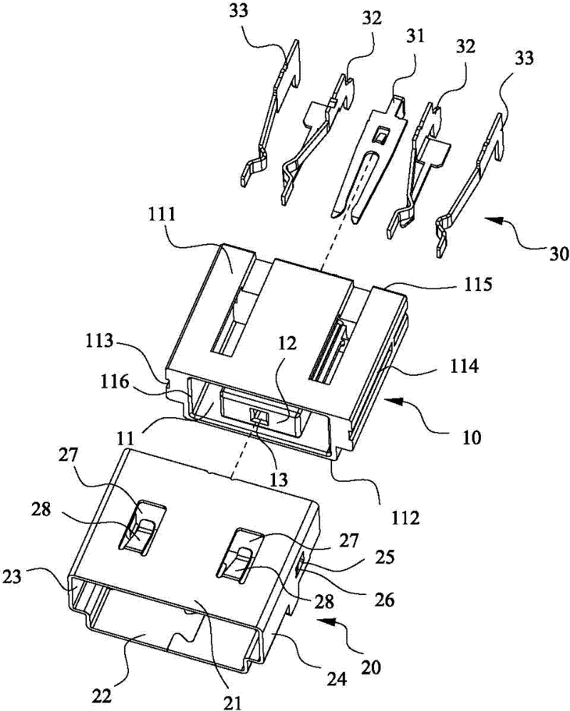 Power socket connector and conductive terminals thereof