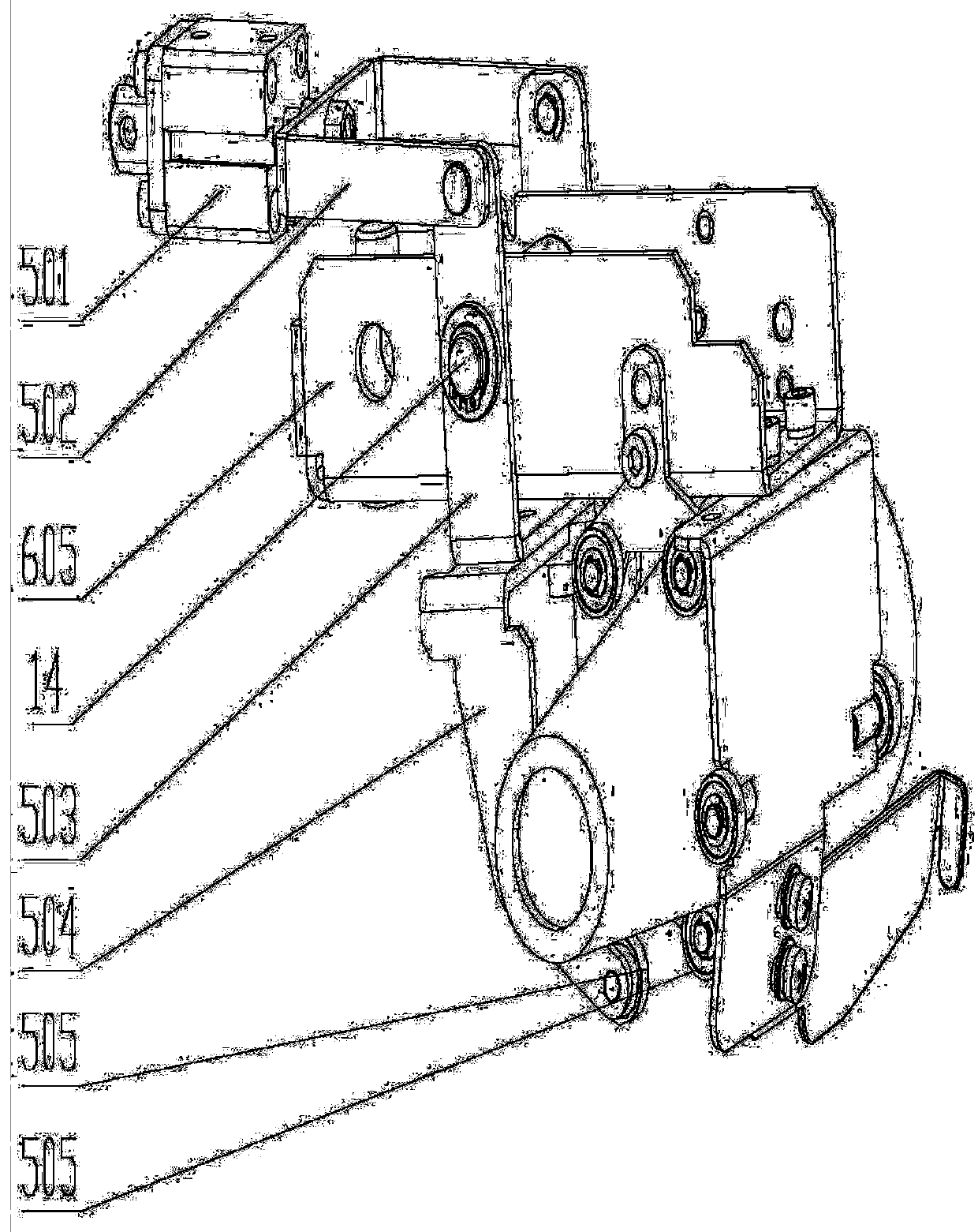 Bottom yarn beating device of spinning machine