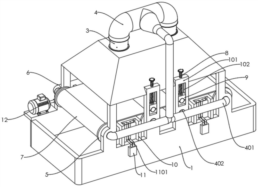 Waste heat recovery system for net part of paper machine