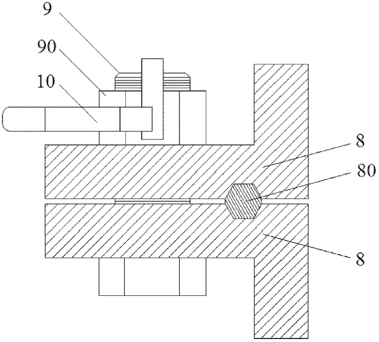 Magnetic memory based tightness detection method for flange and detection device and detection system thereof