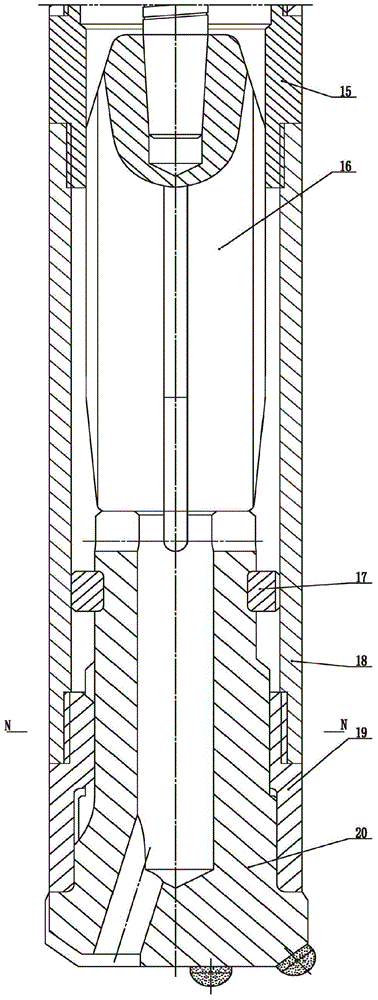 Stroke differential type high-energy hydraulic drive down-hole hammer