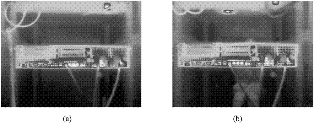 Server thermal fault monitoring and diagnosing method based on infrared images