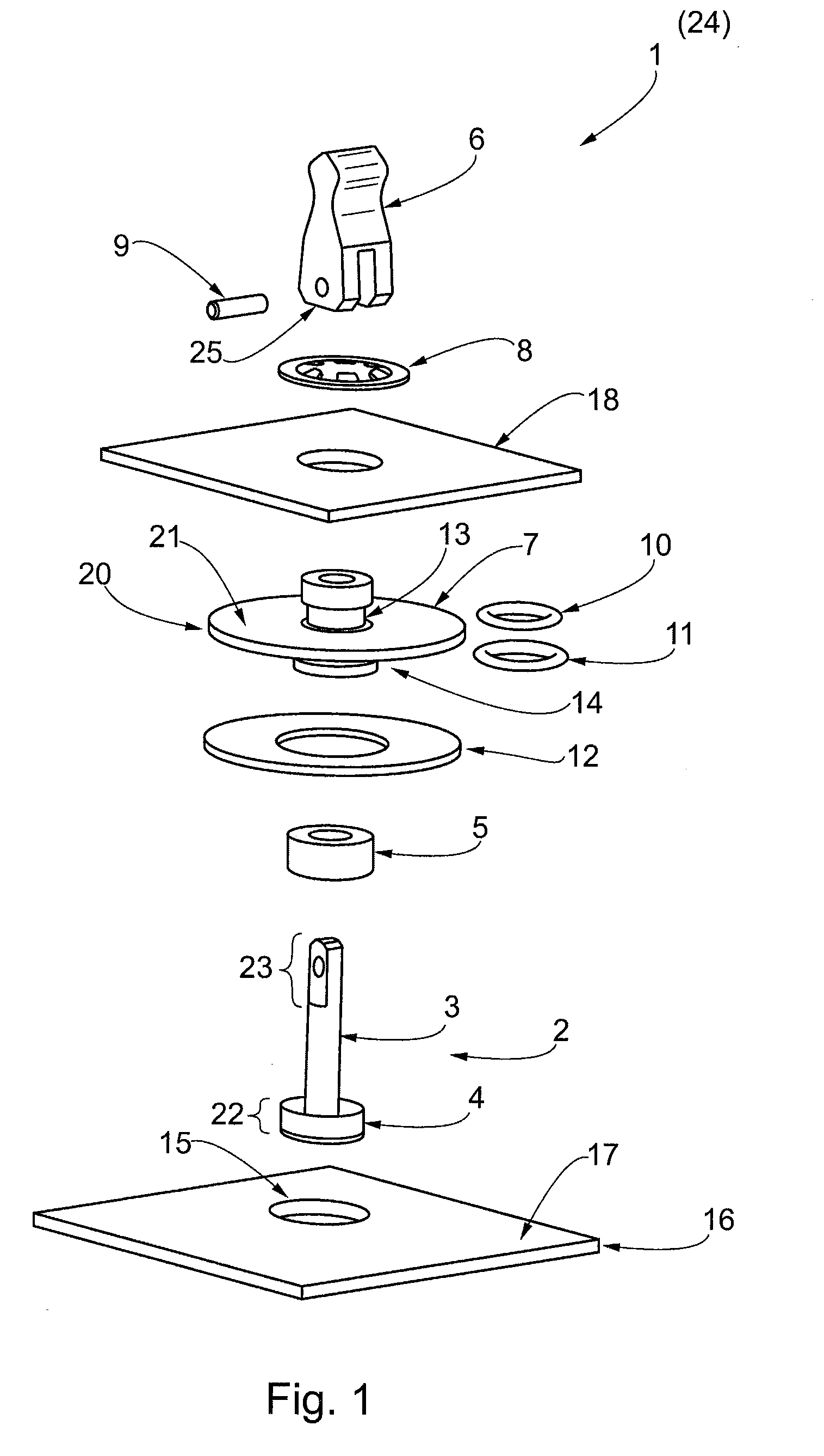 Plug and method for fixing at least two devices