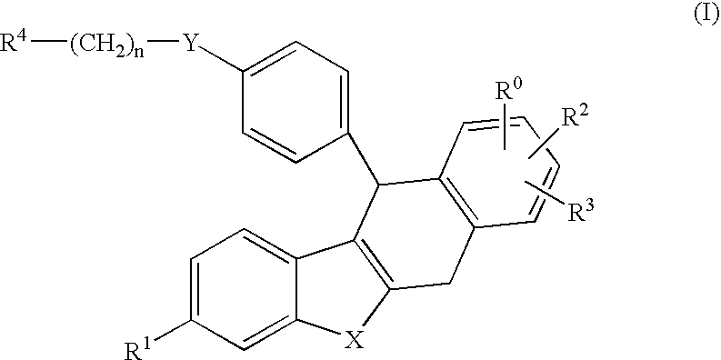 Derivative of dihydro-dibenzo (a) anthracenes and their use as selective estrogen receptor modulators