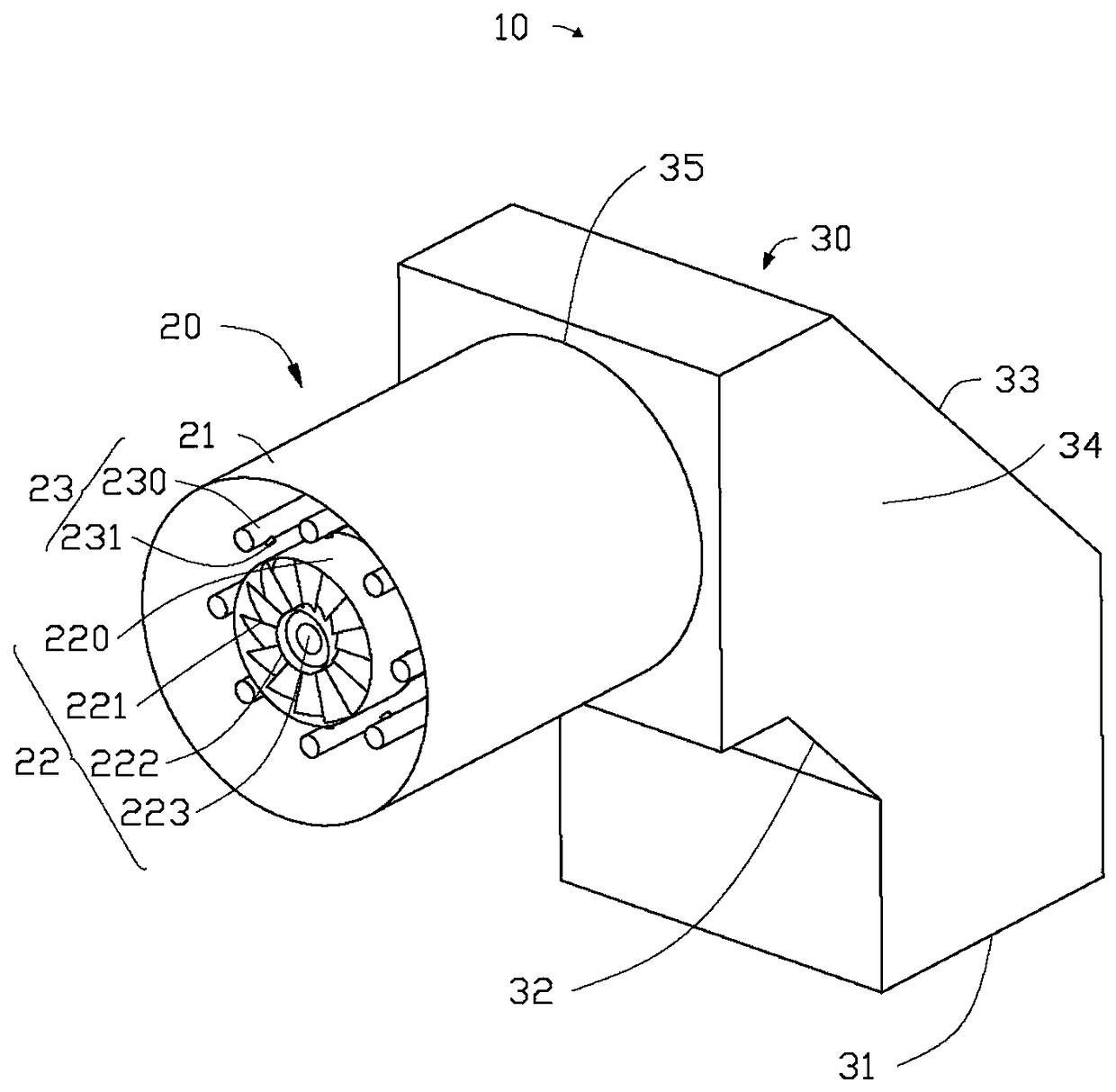 Impingement flow partially premixed low nitrogen gas burner