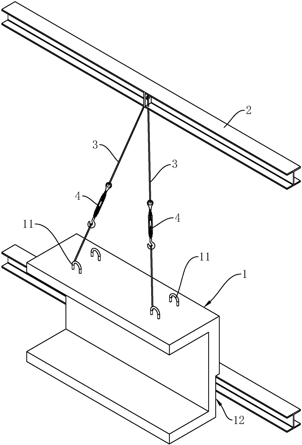 Construction method for assembled building cantilevered element