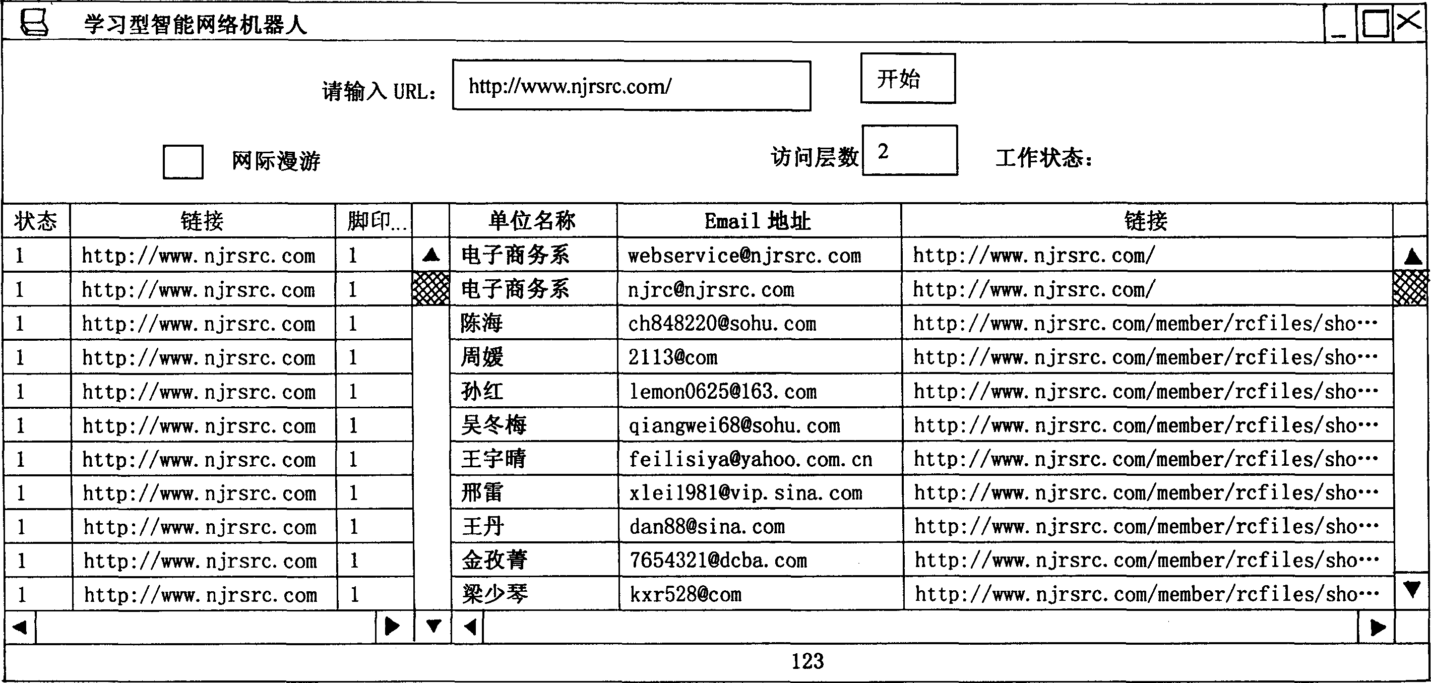Fine-grained webpage information acquisition method