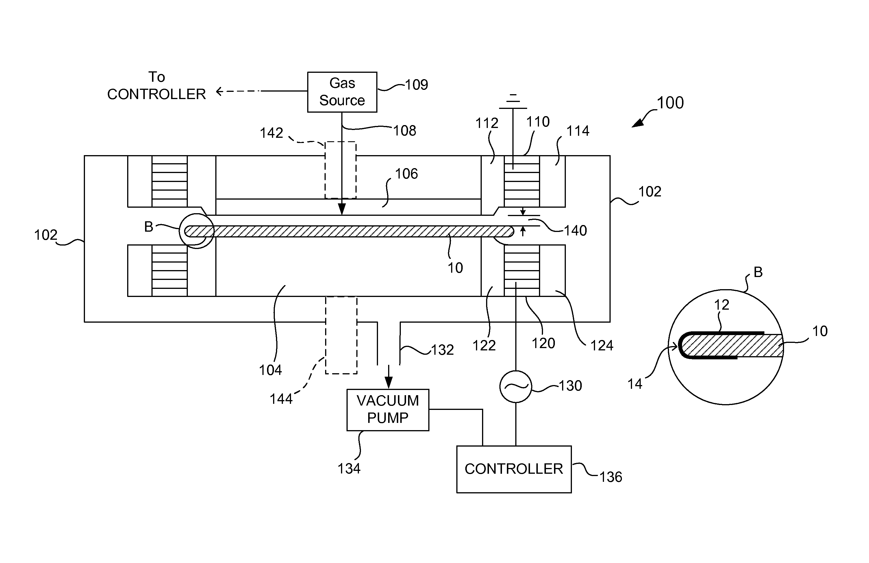 Method and apparatus for processing bevel edge