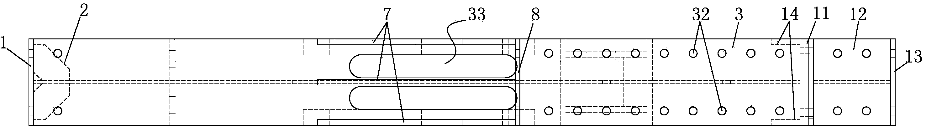 Steel strand anchor installation device and connecting component thereof