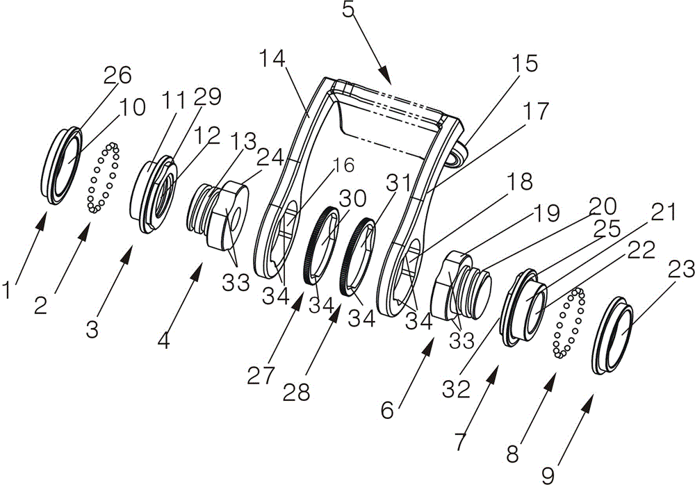 Threaded Brake Device for Bicycle Mechanical Disc Brakes