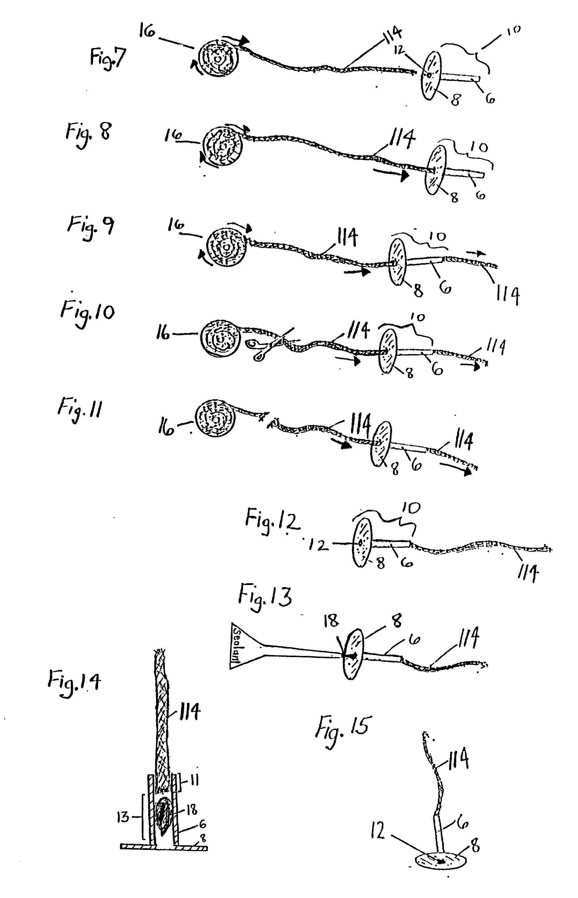 Assembling candle wick in sustainer