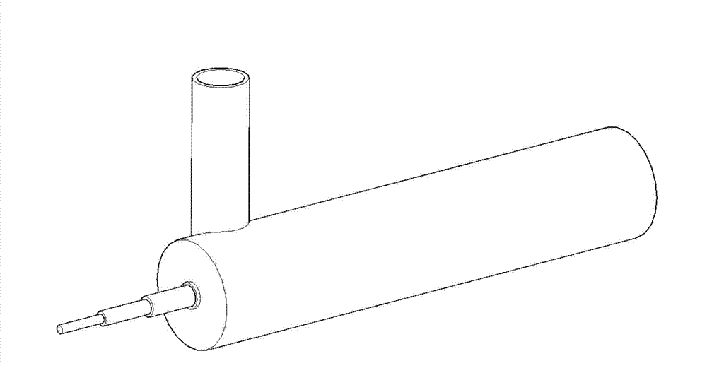 Rotational flow stopping block type pulverized coal concentrator