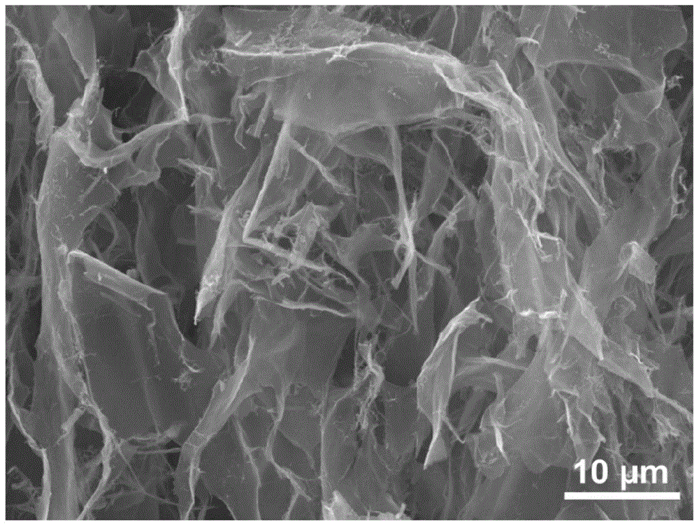 Acicular nanowires assembled into nanosheets of aqueous v  <sub>2</sub> o  <sub>5</sub> Xerogel and its preparation method and application