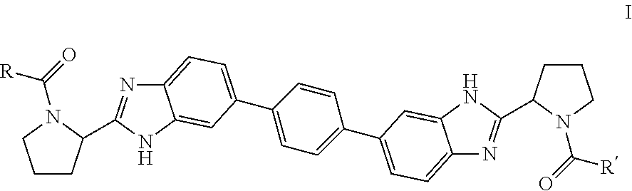 Bis-benzimidazole derivatives as hepatitis C virus inhibitors