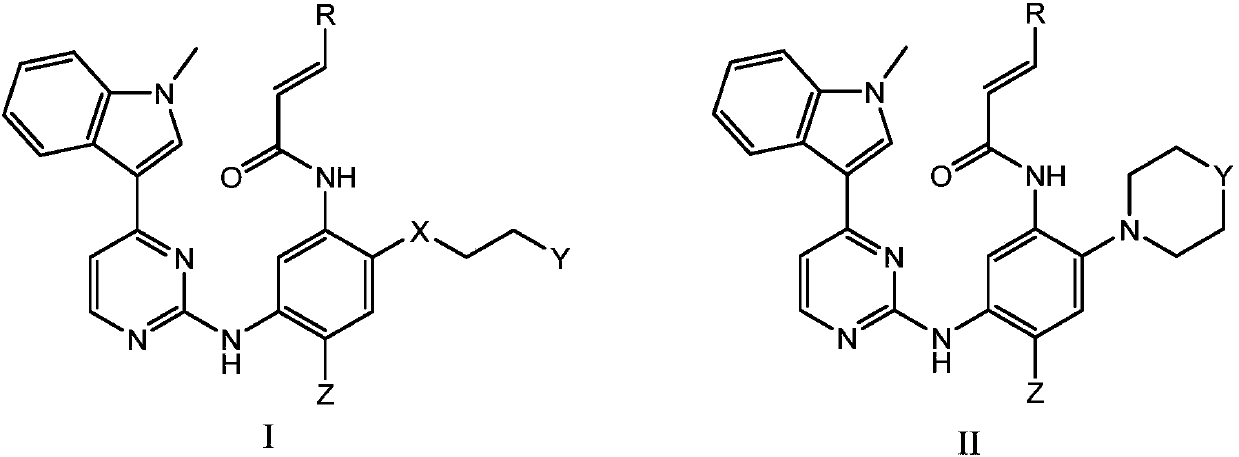 Novel N-phenyl-2-pyrimidinaminederivative and application thereof to preparation of anti-tumor medicine