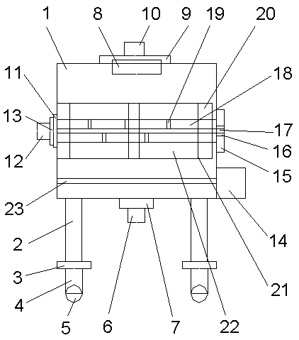 Membrane separation device capable of rotatably applying pressure