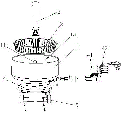 Hotpot cooker with lifting structure