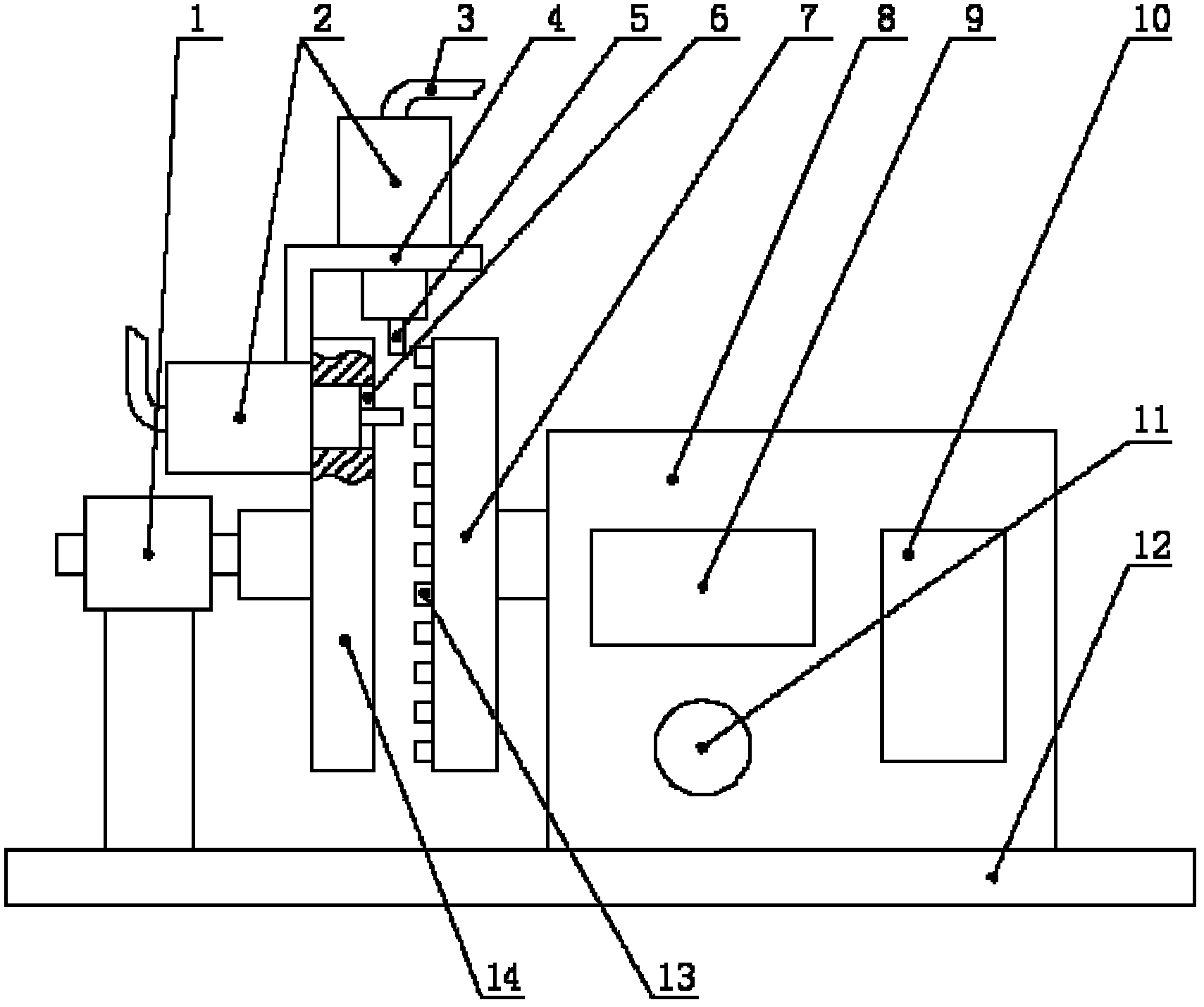 Wheel speed sensor testing machine