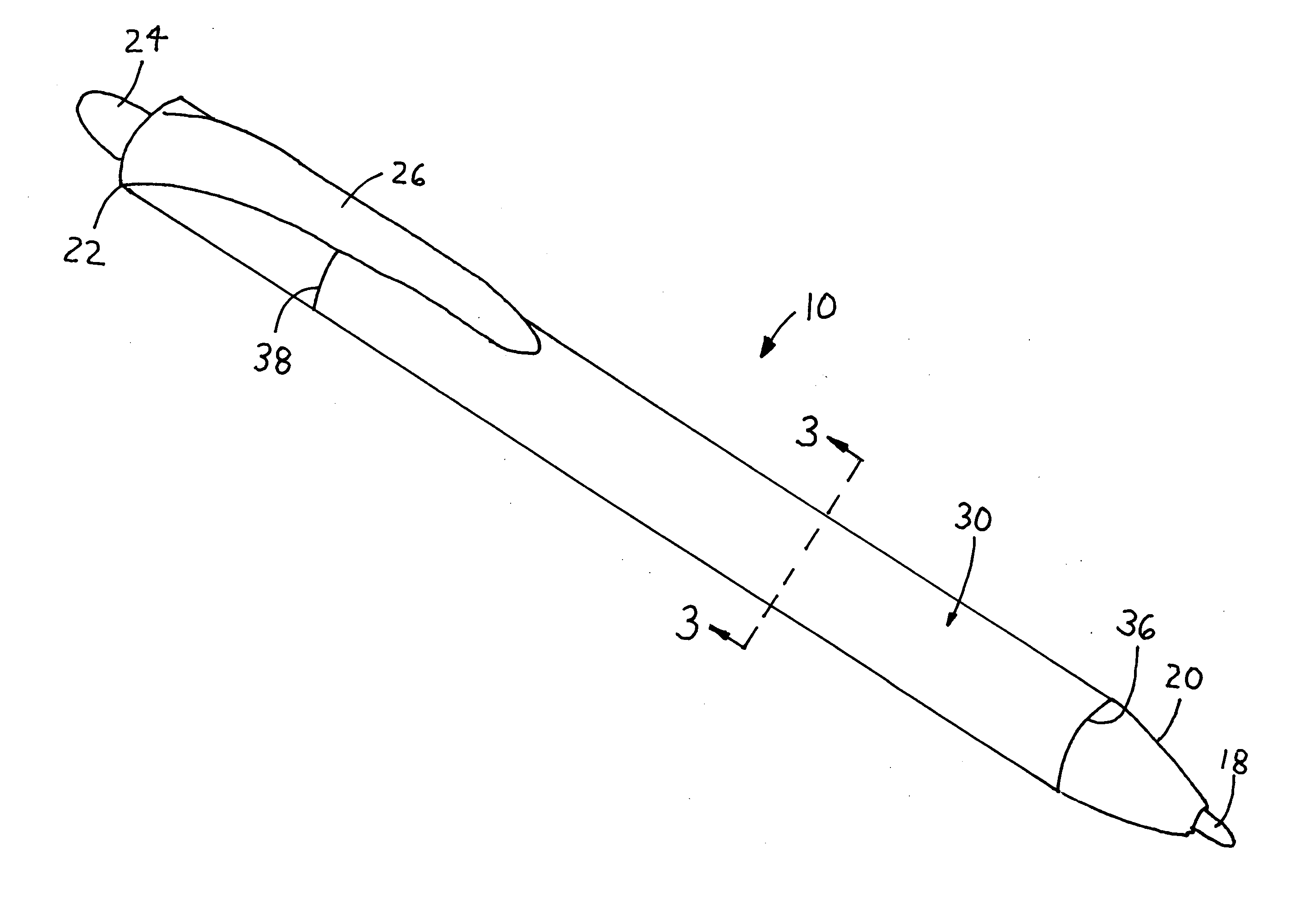 Deformable grip for a writing implement