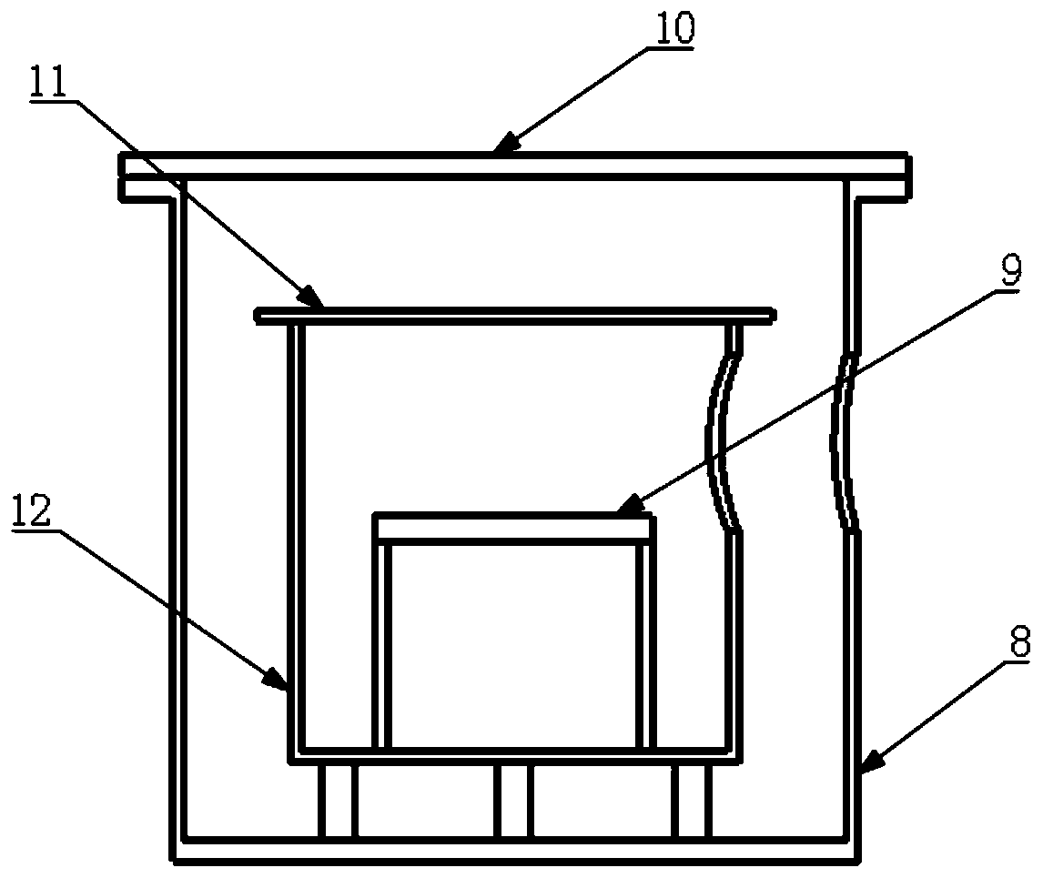 Vacuum high-low temperature semiconductor device test probe station and semiconductor device test method