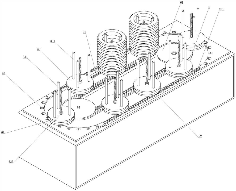 Feeding mechanism for machined teeth