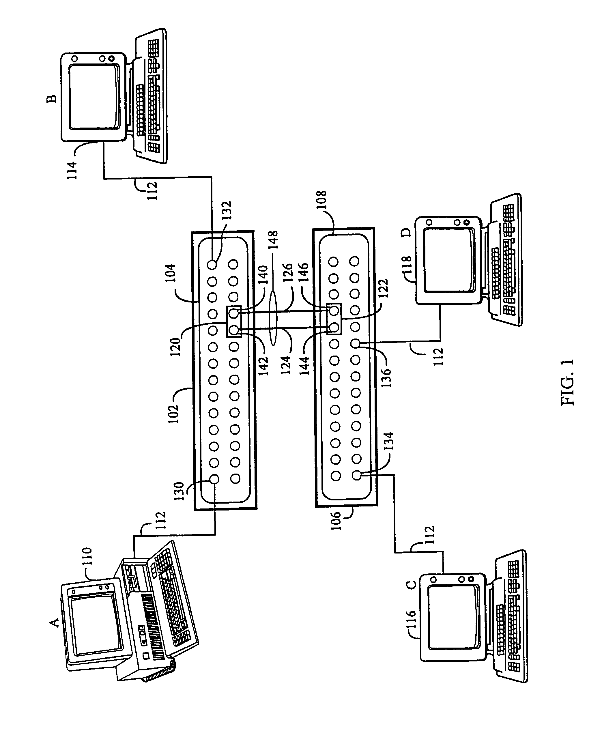 Network communication device including bonded ports for increased bandwidth