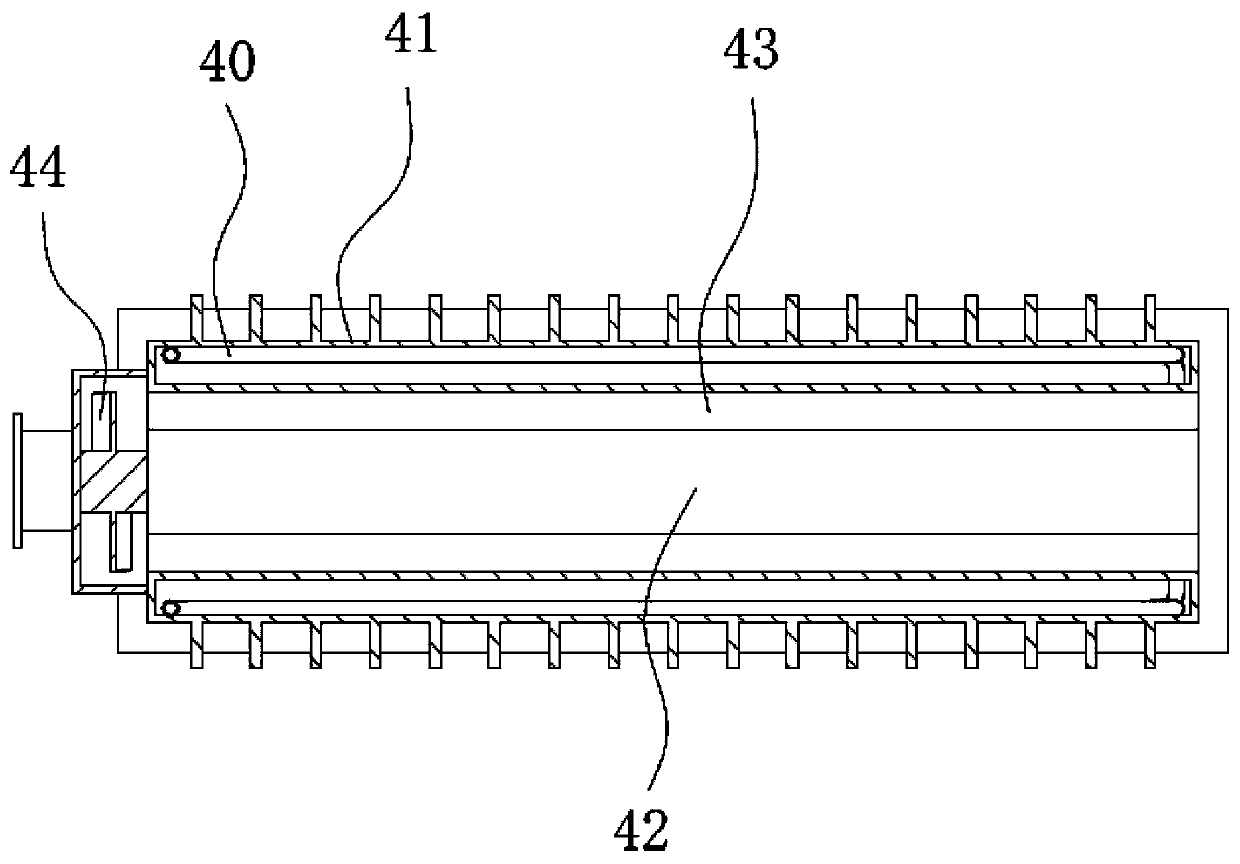 Vertical water-cooling heat dissipation device