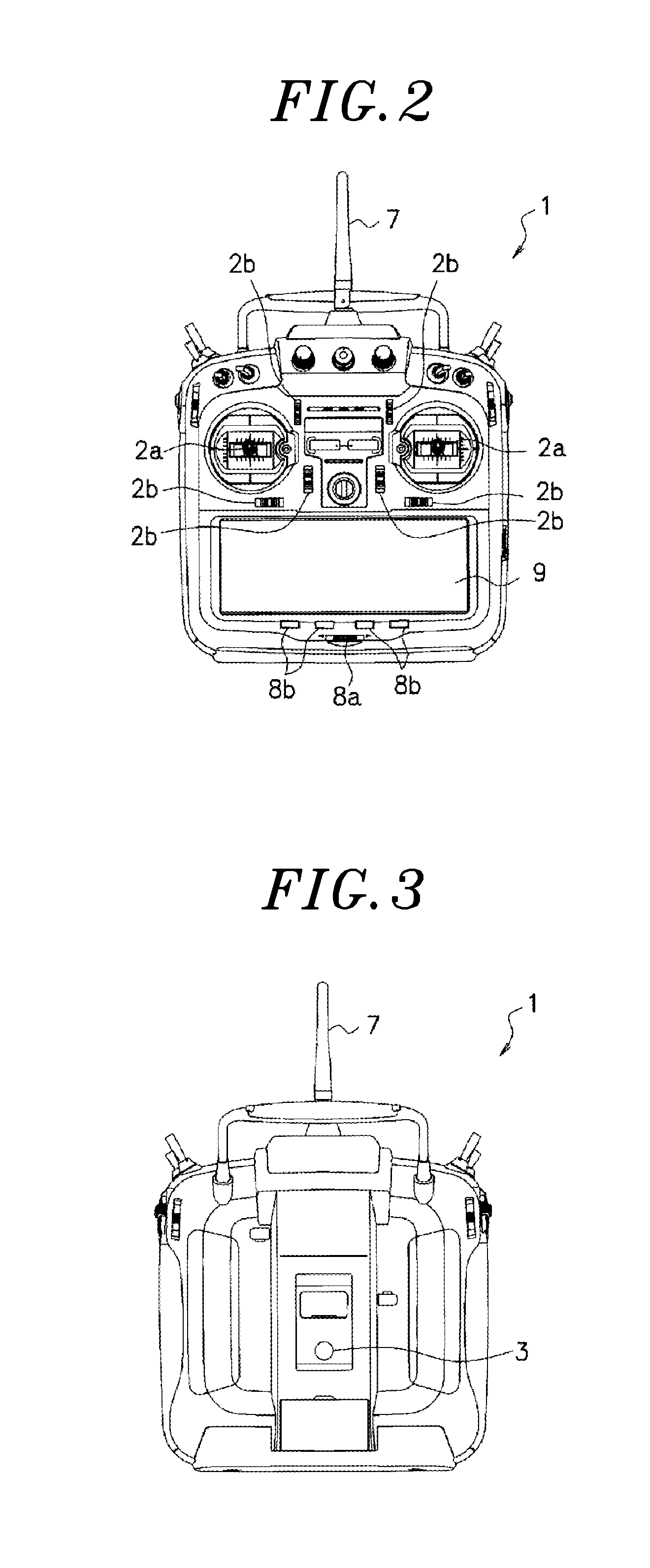 Radio control device for target object to be controlled