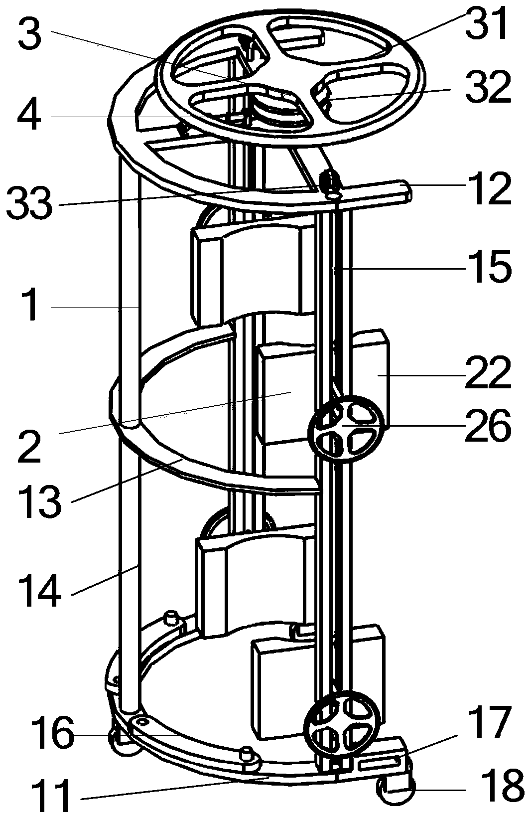 An oil drum handling device