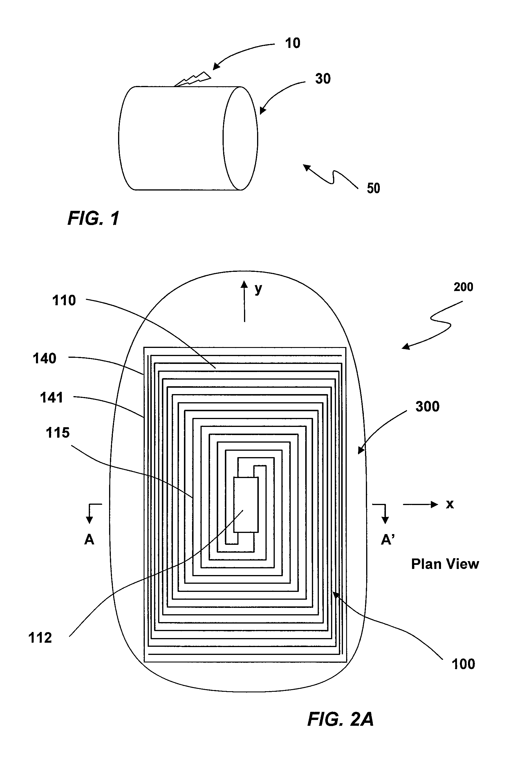 Small conformable broadband traveling-wave antennas on platform