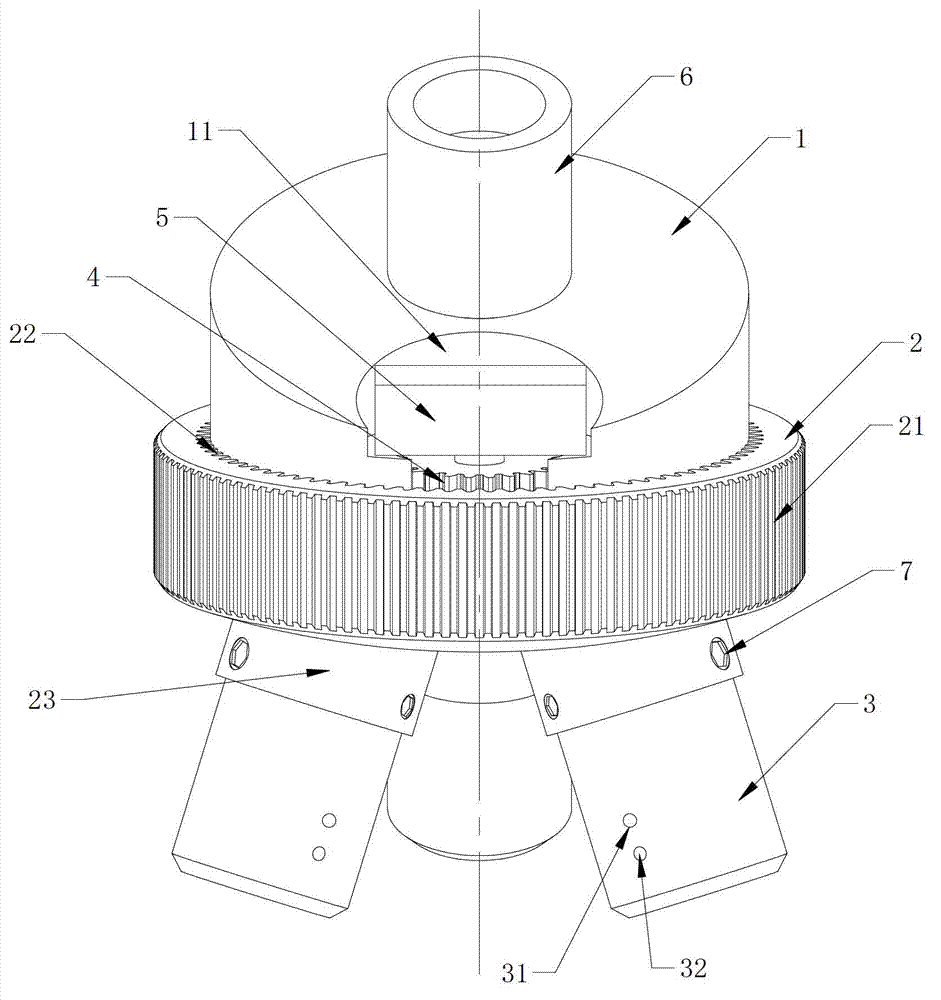 Laser 3D (three-dimensional) printing device with multiple inkjet heads