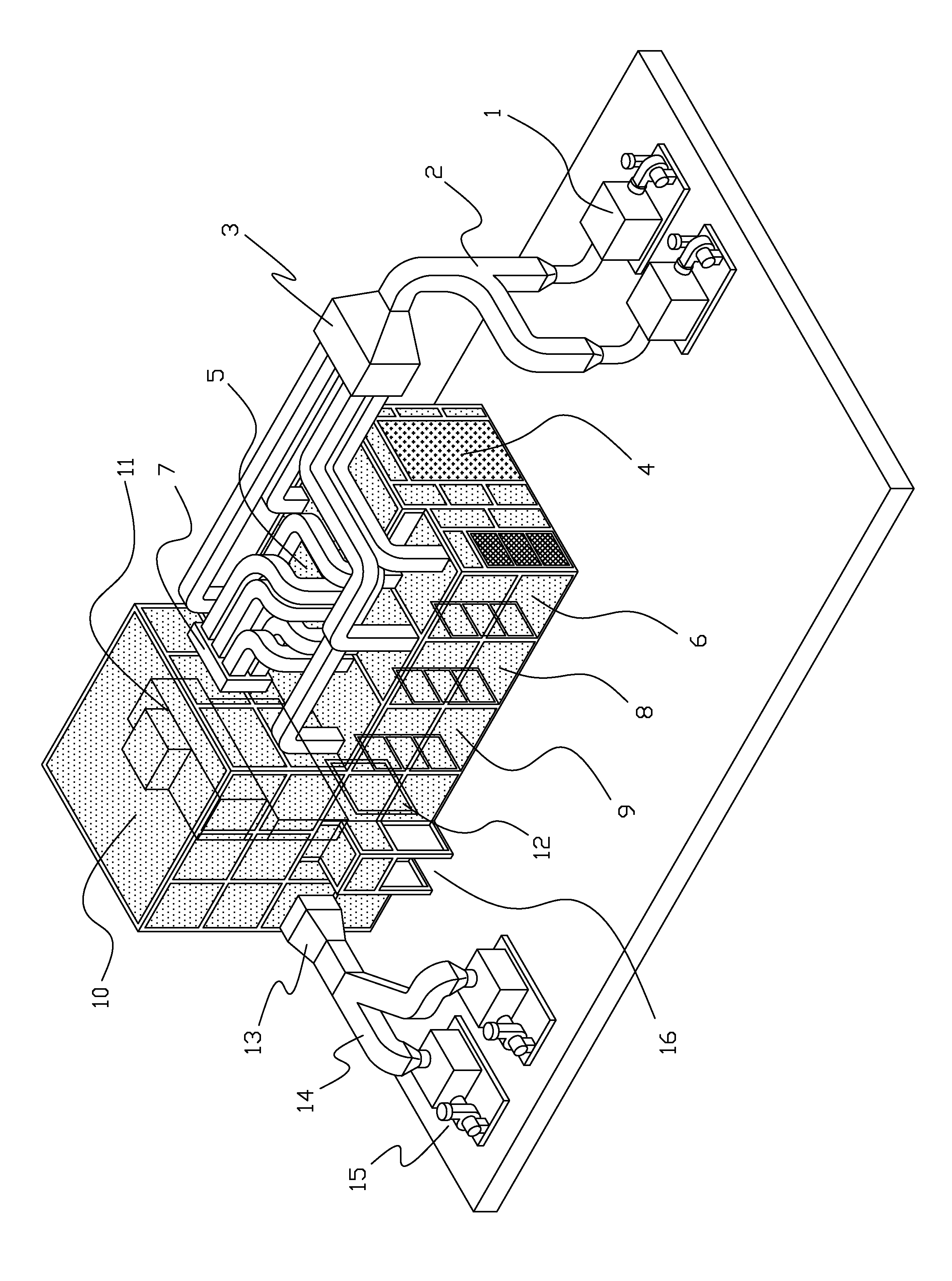 Removal equipment and method for the storage facility for transuranium compounds