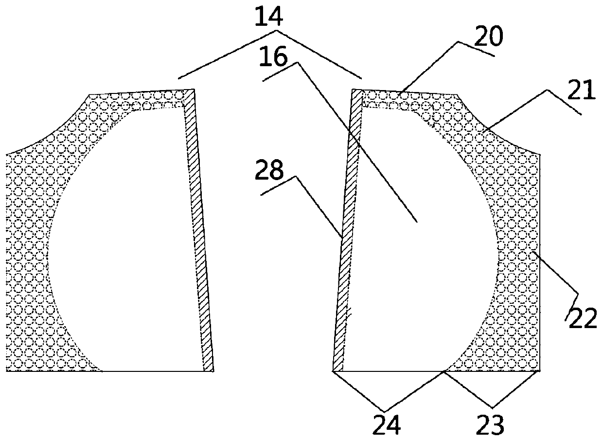 Underwear with pocket for easy extraction of inserts