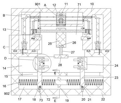 Full-automatic metal sheet surface polishing device capable of adjusting precision